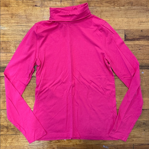 Set of J.Crew Tissue Turtlenecks- Black and Pink Medium - Picture 10 of 14